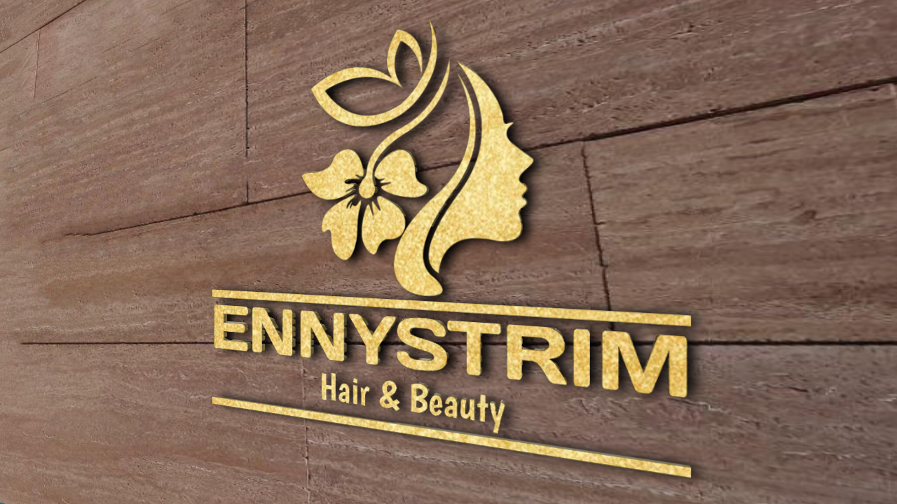EnnyStrim Hair & Beauty 3D Logo